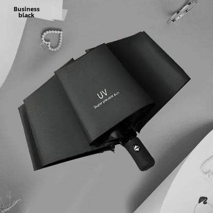 ☀️☔ Automatic UV Protection Umbrella – Three-Fold, Windproof & Customizable for Business & Travel! 🌦️✨