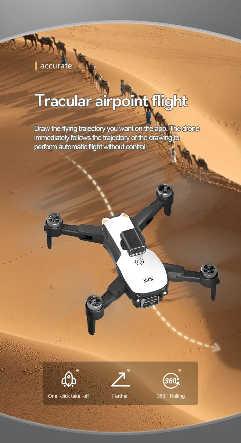 Xiaomi MIJIA S2S Mini Drone 8K HD Camera Obstacle Avoidance Aerial Photography Brushless Motor Foldable Rc Quadcopter Kid Toys