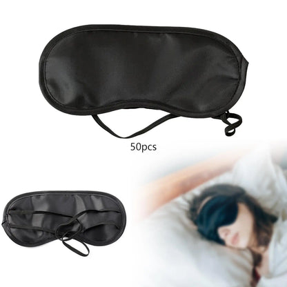 50Pcs Sleeping Eye Mask Disposable Eye Cover Hotel Women Men Party Games Sleeping Mask Sleeping Blindfold Eye Patch for Sleeping