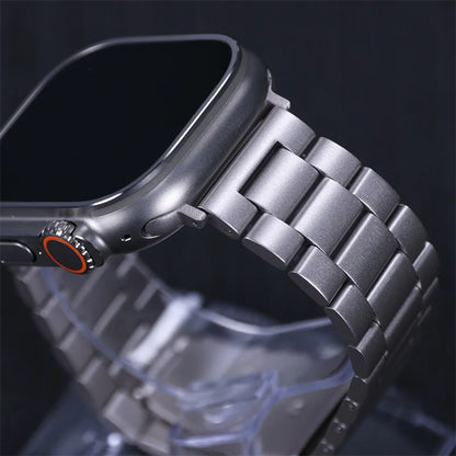 Premium Stainless Steel Strap for Apple Watch – Elegant Metal Bracelet (Ultra/Series 10/9) ✨