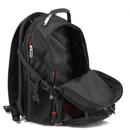 Swiss Multifunctional 17-Inch Laptop Backpack – Durable Travel & College Bag with USB Charging & Water Resistance