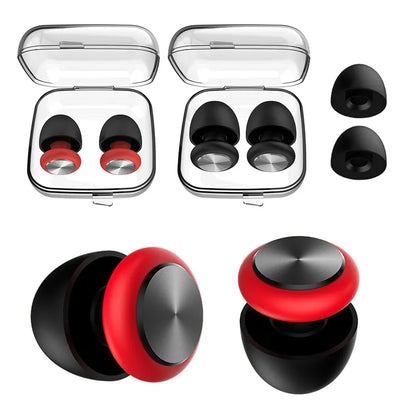 Silicone Soundproof Earplug Anti Noise Sleeping Ear Plugs Sound Insulation Noise Reduction Ear Protection Swimming Earplugs