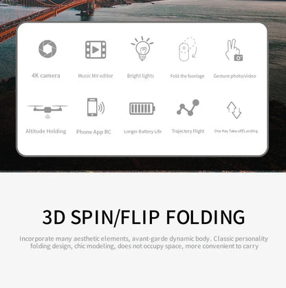 KBDFA E88 Pro 2023 WiFi FPV Drone – Foldable Quadcopter with 4K HD Camera & Altitude Hold
