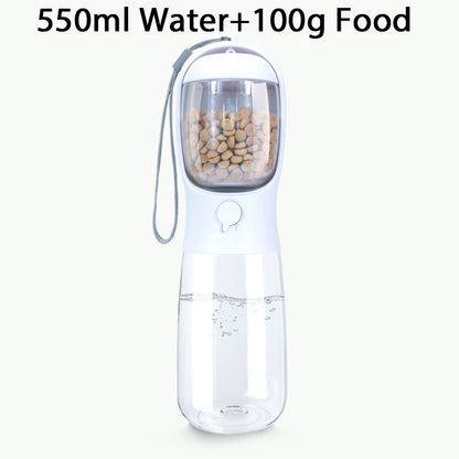 Dog Water food Bottle Portable Travel Pet Drinker Dog Bowl Food Cat Fountain Outdoor Walking Drinking Bottle Dogs Feeder