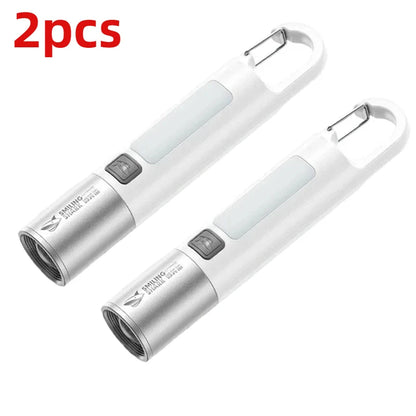 Xiaomi Outdoor Strong Light Flashlight – High Brightness Multifunctional Rechargeable Flashlight with Side Light for Camping & Emergency
