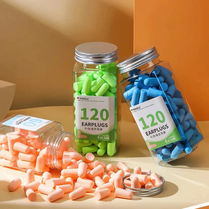 🌙 Sleep in Silence & Comfort – LLD Silicone Noise-Reducing Earplugs for Peaceful Nights & Daily Protection! 🎧✨