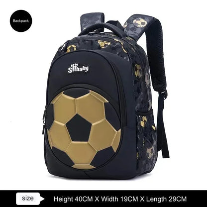 Football-Themed School Backpack – Durable & Stylish Travel Bag for Boys & Teenagers!