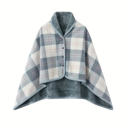 Cozy Wearable Flannel Blanket – Soft, Warm & Perfect for Home, Office & Travel Comfort!