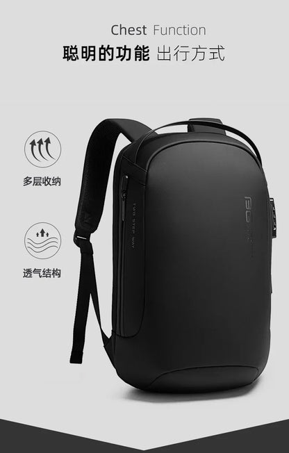 Bange Anti-Theft Backpack for Men – 15.6-inch Laptop Travel Backpack, Fashion Waterproof School Bag