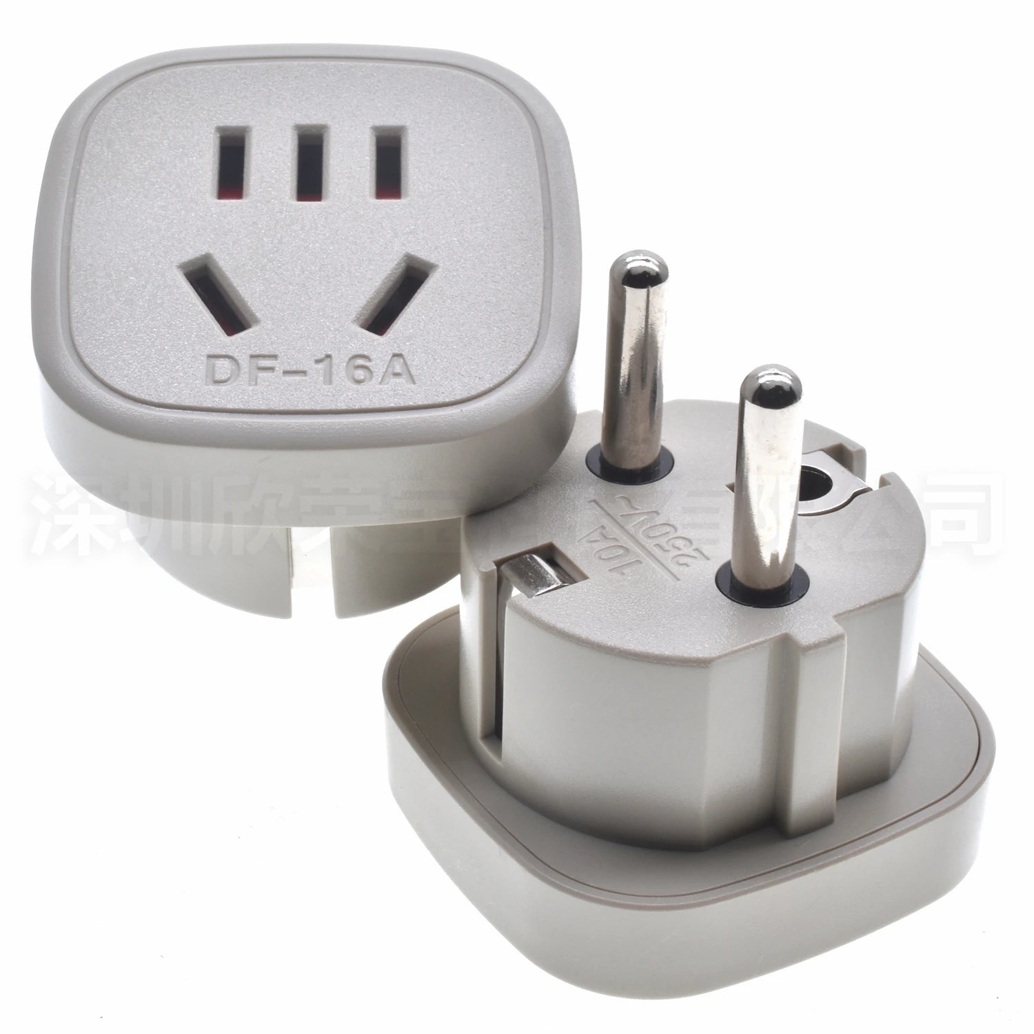US AU to EU Plug Adapter Type-I Type-A to Type-F Power Converter Australia China to Schuko European Travel France Korean Russia
