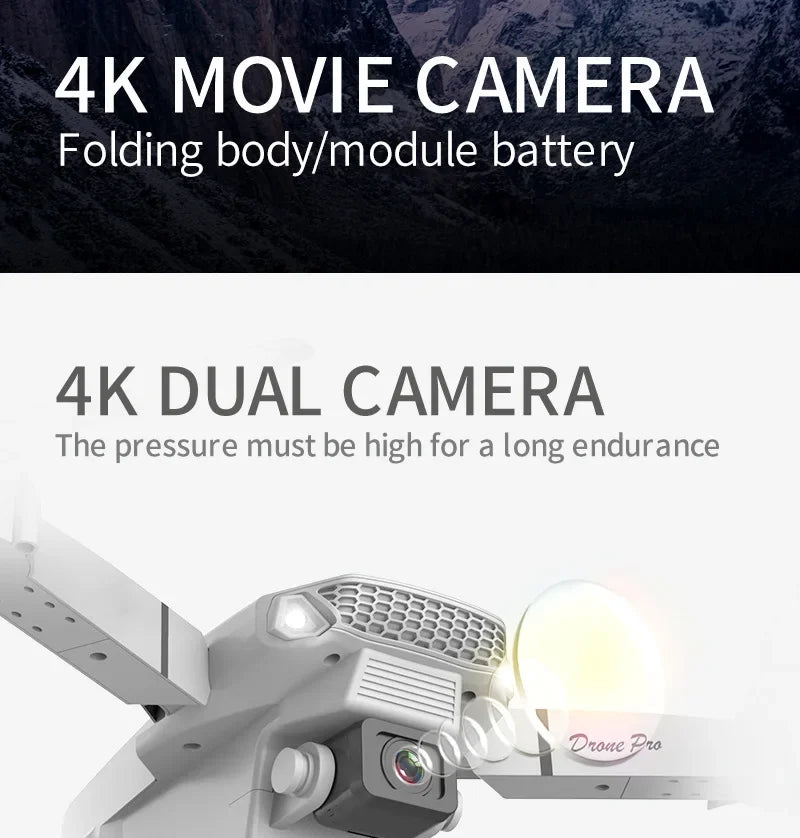 KBDFA E88 Pro 2023 WiFi FPV Drone – Foldable Quadcopter with 4K HD Camera & Altitude Hold