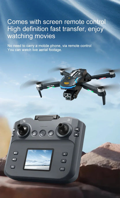 Xiaomi S2 Max Drone Professional 8K HD Dual Camera Obstacle Avoidance Foldable Quadcopter Drone With Screen Remote Control