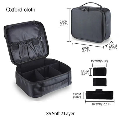 Professional Large Capacity Makeup Case – Travel Beauty Cosmetic Organizer & Nail Tool Box