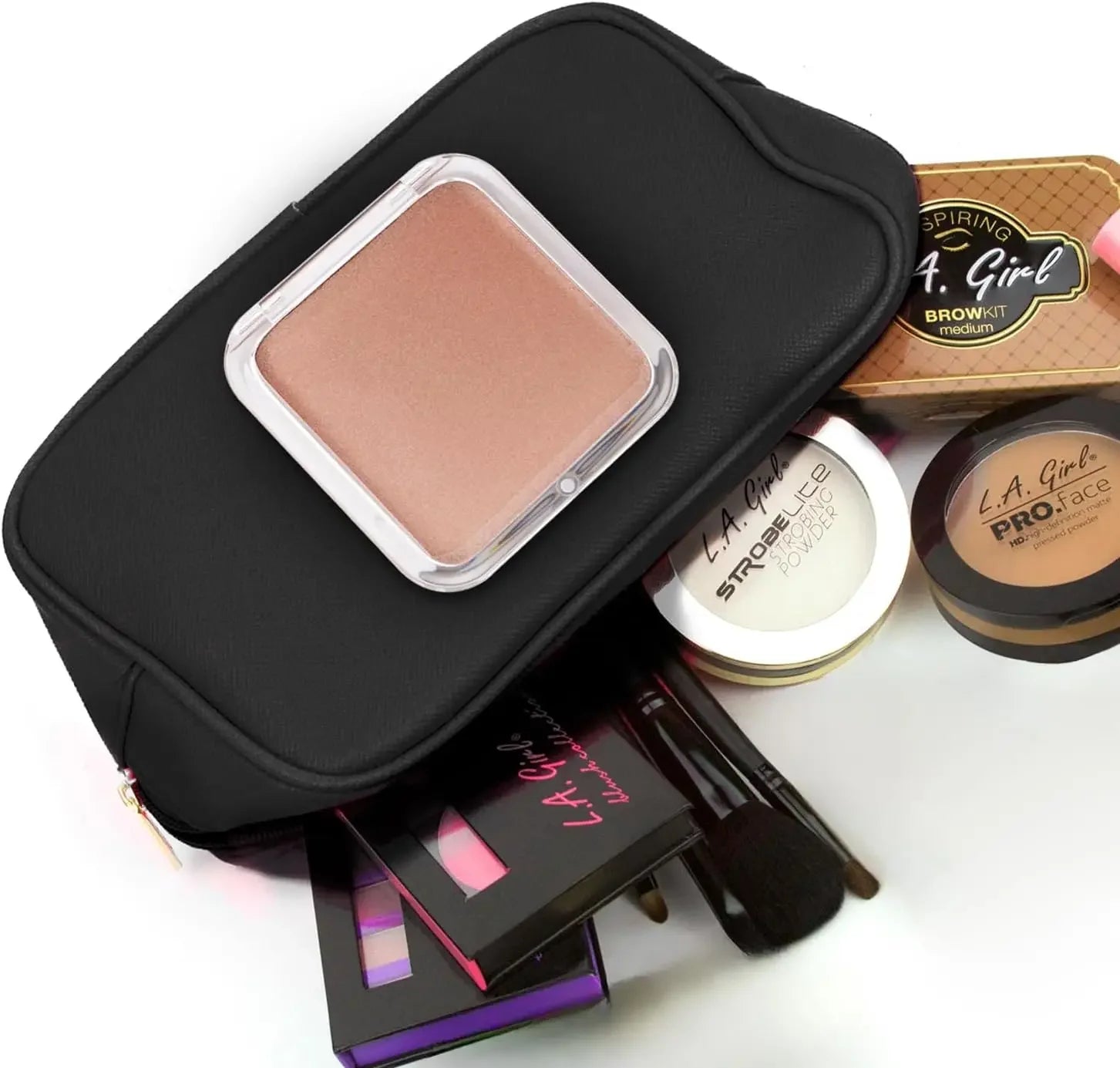 Compact 15X Magnifying Makeup Mirror – Portable Foldable Pocket Mirror for Travel & Purses