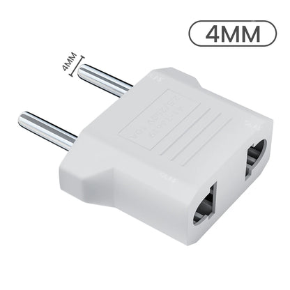 Elough US to EU Plug Adapter – Power Travel Converter for American, China, KR to Europe (1-20pcs)