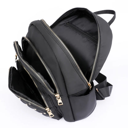 Fashion Nylon Backpack for Women – High-Quality Large Travel and School Bag for Teenage Girls
