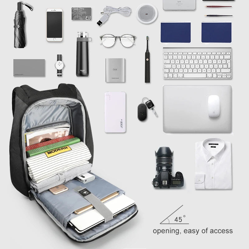 Lifetime Warranty Anti Theft Backpack For Men For Women 15.6" Laptop Backpack Waterproof Travel Backpacks Schoolbag For Teens