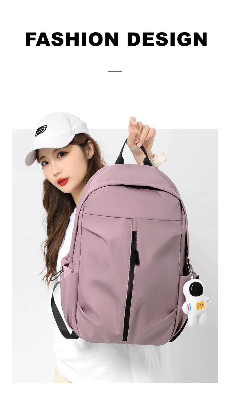Fashion 35L High Capacity Waterproof Backpack – Trendy Laptop School Travel Bag for Men and Women