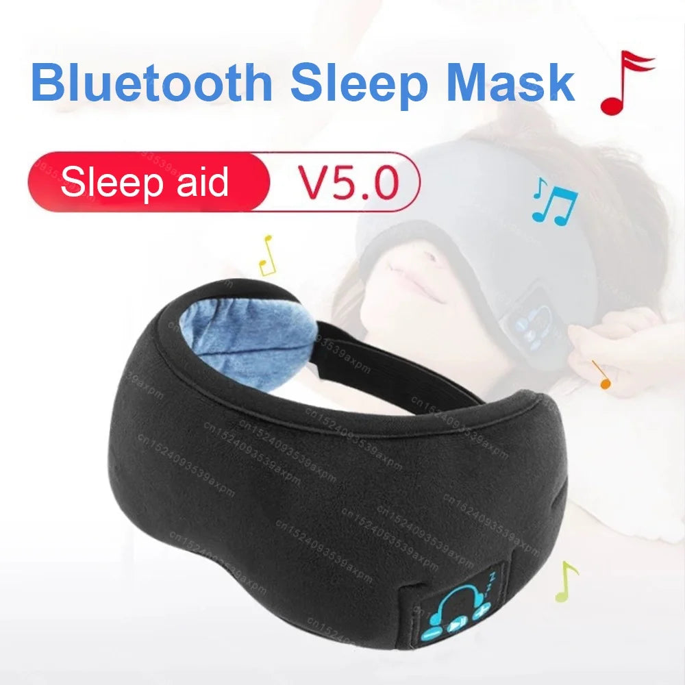 3D Eye Mask Music Play Sleeping Headphones with Speaker Mask for Sleep Headphones Bluetooth Sleeping Mask Sleep Shade Cover