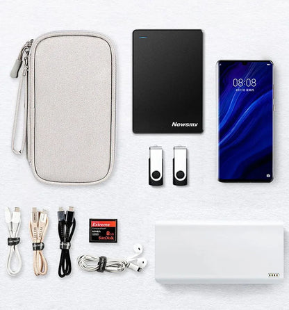 Cable Storage Bag – Waterproof Digital Electronic Organizer for Travel & Accessories