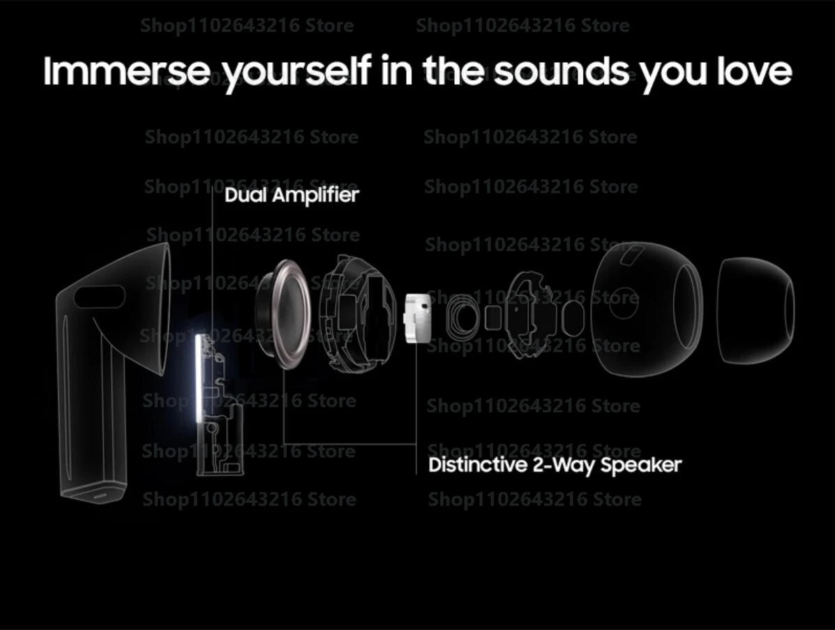 2024 New Buds 3 Pro True Wireless Bluetooth Earphone Headphone HiFi Sound Low Latency Noise Reduction Earbuds for IPhone Android