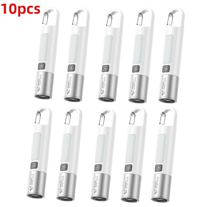 Xiaomi Outdoor Strong Light Flashlight – High Brightness Multifunctional Rechargeable Flashlight with Side Light for Camping & Emergency