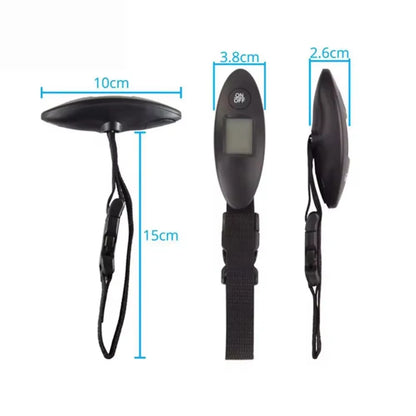 Mini LCD 40kg/100g Digital Electronic Luggage Scale Portable Suitcase Scale Handled Travel Bag Weighting Fish Hook Hanging Scale