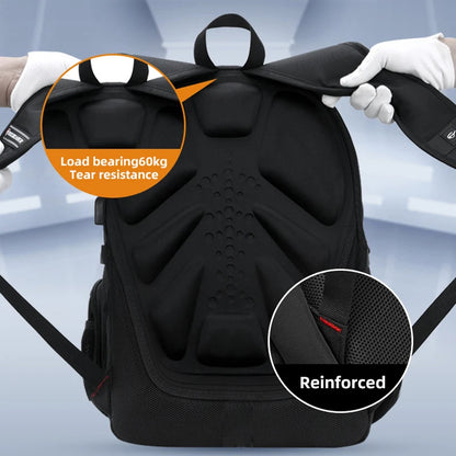 2025 Waterproof Laptop Backpack – 17/20 Inch Oxford Travel Rucksack for Men & Women, School Bag with Modern Design