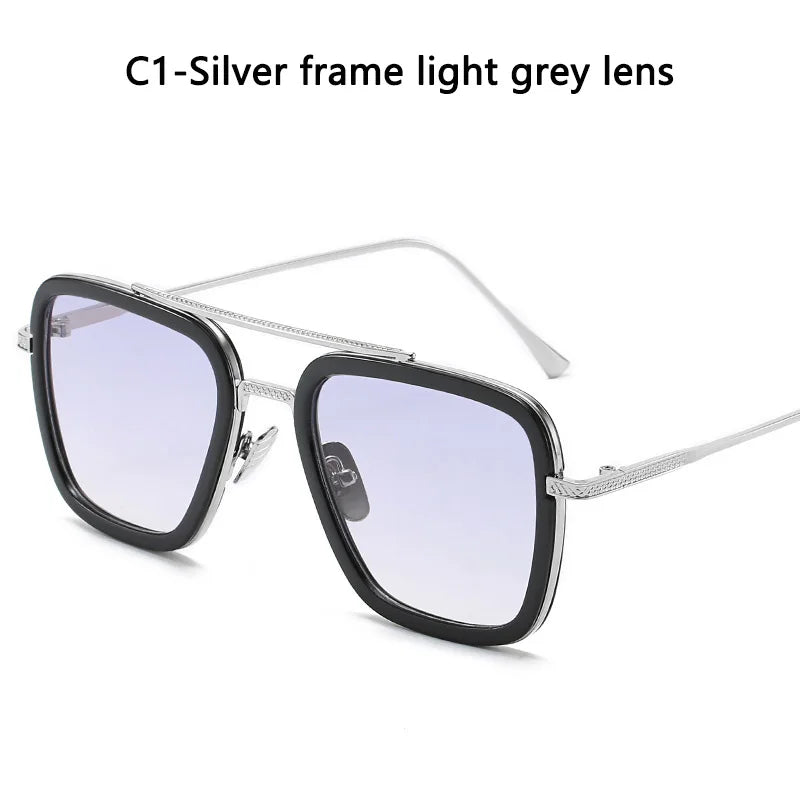 Tony Stark Glasses Men Women Sunglasses Iron man Eyewear Steampunk Sun Glasses Male Goggles