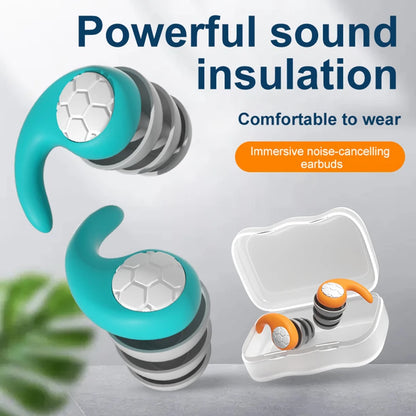 🌙 Sleep Peacefully Anywhere – Soft, Waterproof Noise-Reduction Earplugs for Ultimate Comfort & Quiet! 💤✨