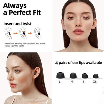 🌙 Sleep Deeper, Focus Better – Ultra-Soft Reusable Silicone Earplugs for Noise Reduction & Comfort! 🎧✨