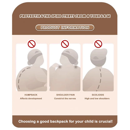 Waterproof Capybara Backpack Large Capacity Alleviate Burden School Bag Protecting Spine Widen Straps Backpack for Students