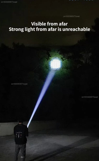 Xiaomi Outdoor Flashlight – Portable Strong Light with Variable Focus, Floodlight Side Lights & Long Range Rechargeable Flashlight