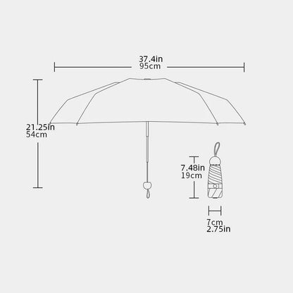 ☔ Compact & Durable Travel Umbrella – Lightweight, Automatic & Reinforced for Strong Wind & Rain Protection! 🌦️✨