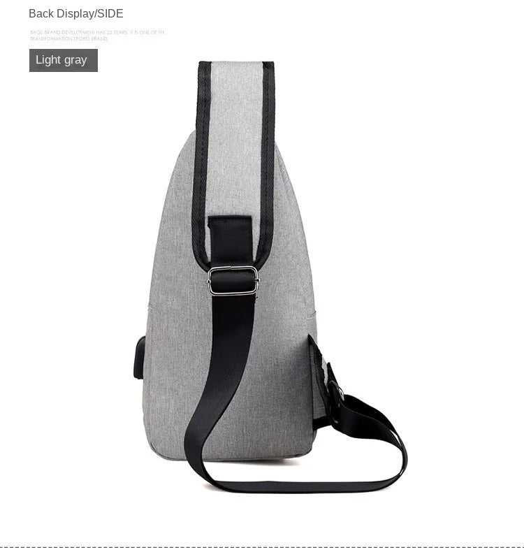 Fashion Casual Crossbody Bag Small Men's Shoulder Bag Men Diagonal Backpack Messenger Phone Bag Boy Fanny Chest Pack New