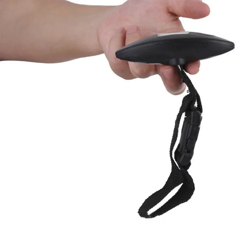 Mini LCD 40kg/100g Digital Electronic Luggage Scale Portable Suitcase Scale Handled Travel Bag Weighting Fish Hook Hanging Scale