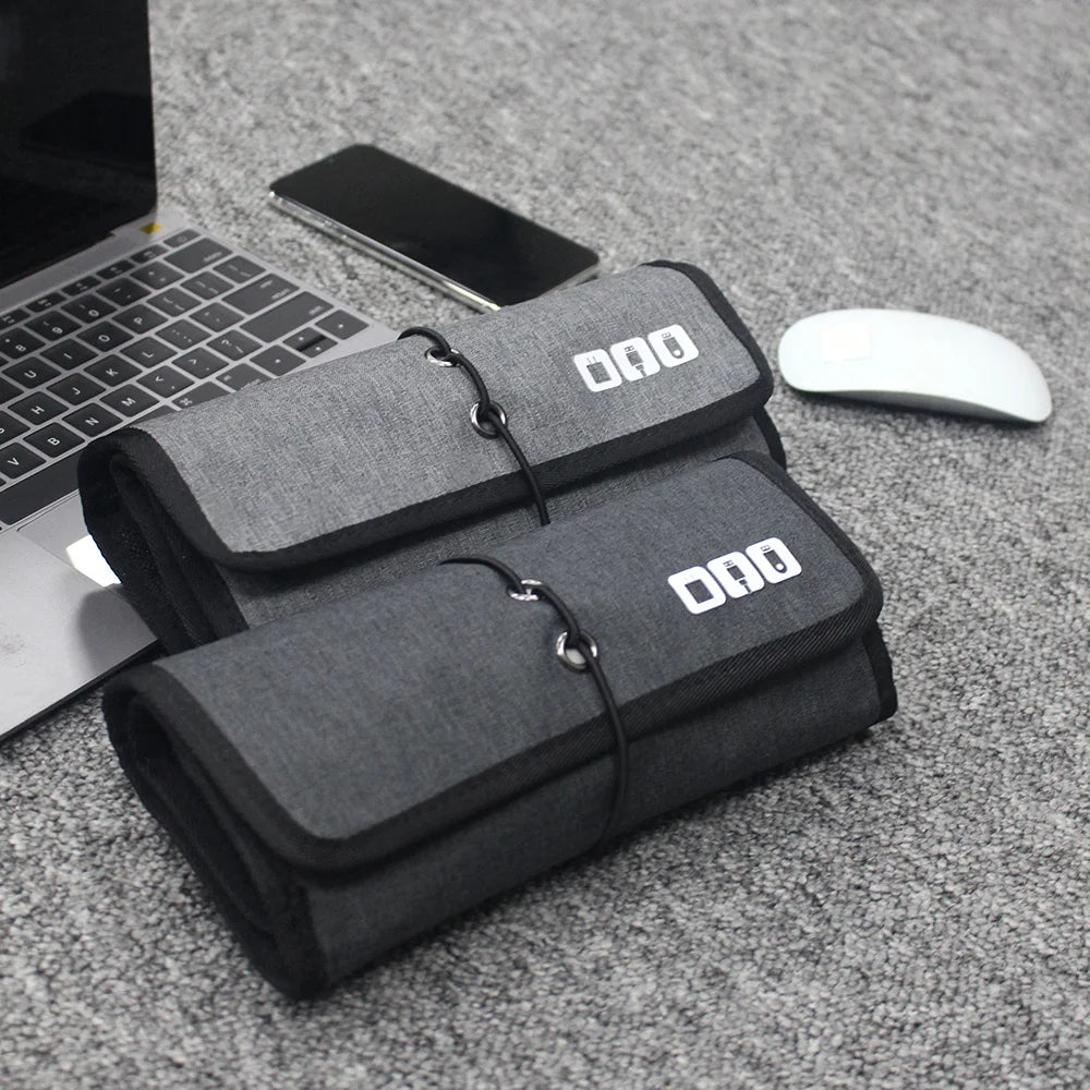 Multifunctional Travel Digital Cable Storage Bag – Lightweight, Waterproof, Portable Organizer for Electronic Accessories