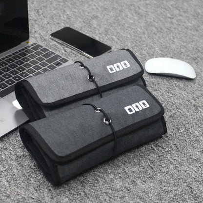 Multifunctional Travel Digital Cable Storage Bag – Lightweight, Waterproof, Portable Organizer for Electronic Accessories