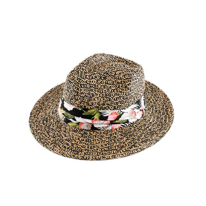 Sombrero Panama Hombre Summer Sun Protection Straw Hat Five Cent Grass Woven Panama Hat For Men Big Head Big Size Gentleman Hats