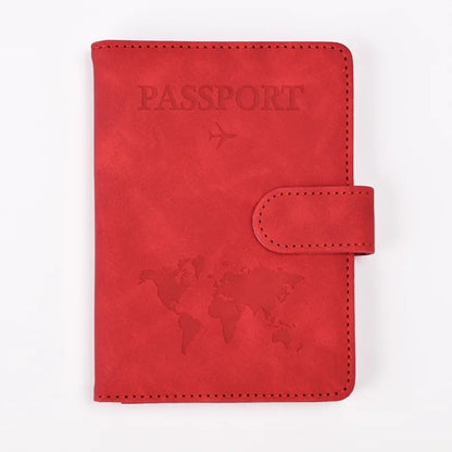 Passport Covers for Women & Men – Letter Print Passport Holder, Flight Ticket Clips, ID & Credit Card Holder, Travel Organizer