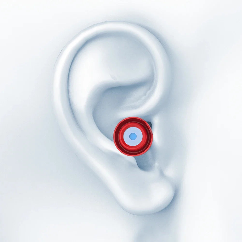 Silicone Soundproof Earplug Anti Noise Sleeping Ear Plugs Sound Insulation Noise Reduction Ear Protection Swimming Earplugs