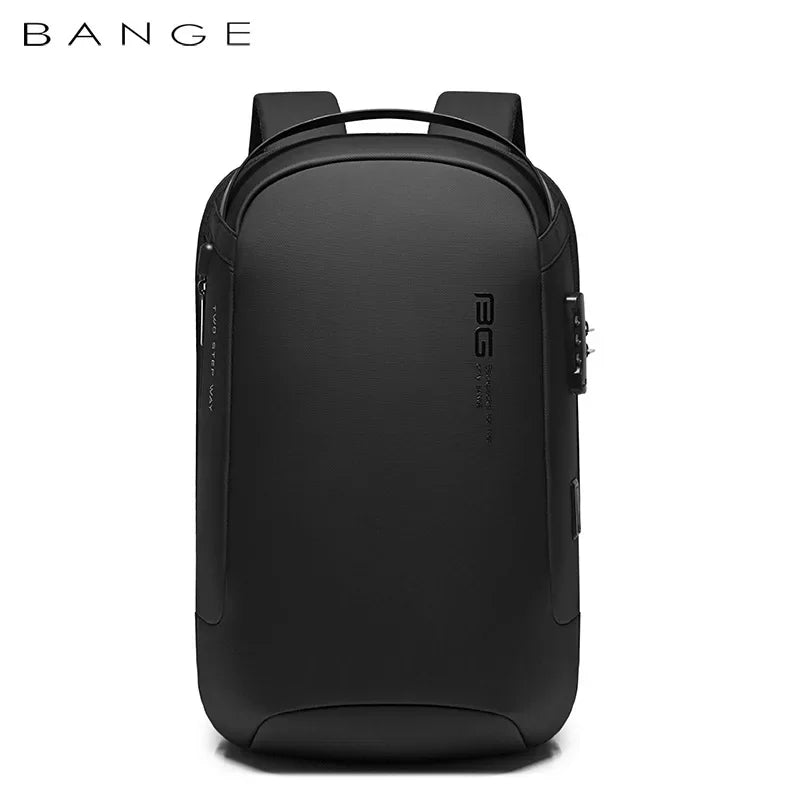Bange Anti-Theft Backpack for Men – 15.6-inch Laptop Travel Backpack, Fashion Waterproof School Bag