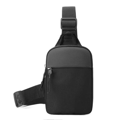 Men's Small Canvas Chest Bag – Stylish Crossbody Sling Bag for Travel & Sports