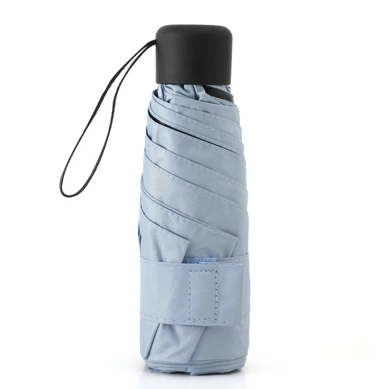 ☀️☔ Ultra-Light Mini Pocket Umbrella – Compact, Windproof & UV-Protective for Travel & Outdoor Use! 🌦️✨