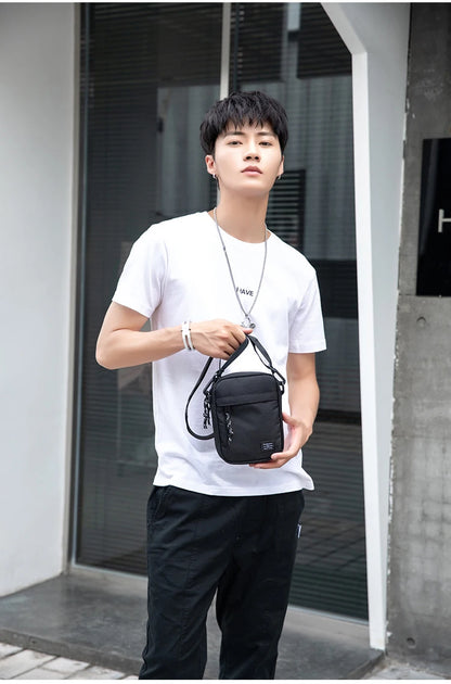 Men's Mini Crossbody Bag – Lightweight Nylon Shoulder Sling Bag for Travel & Daily Use