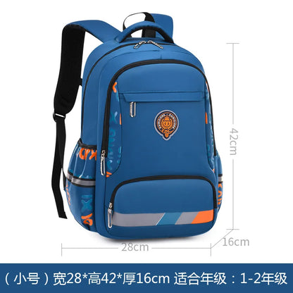 Waterproof Orthopedic School Backpack – Durable & Comfortable Book Bag for Boys & Primary Students!