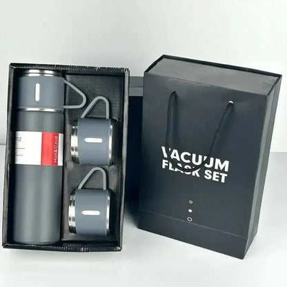 Stainless Steel Vacuum Insulated Bottle, Portable Bottle, Office Gift Set, Business Style Coffee Mug, Thermal Mug, 500ml, 304