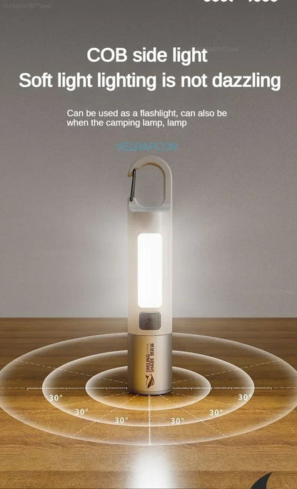 Xiaomi Outdoor Strong Light Flashlight – High Brightness Multifunctional Rechargeable Flashlight with Side Light for Camping & Emergency