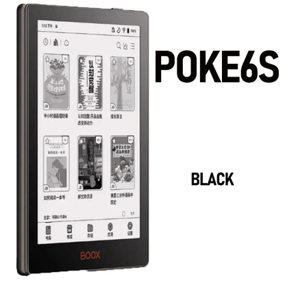 Boox Poke 6 & Poke 6S E-Readers – 6-Inch Portable E-Ink Screen Tablet for E-Books & Note-Taking