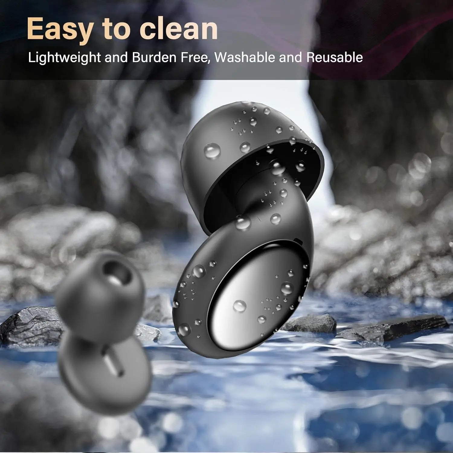 🌙 Quiet Your World – 32dB Reusable Silicone Earplugs for Peaceful Sleep, Enhanced Focus & Everyday Noise Relief! 📚✨